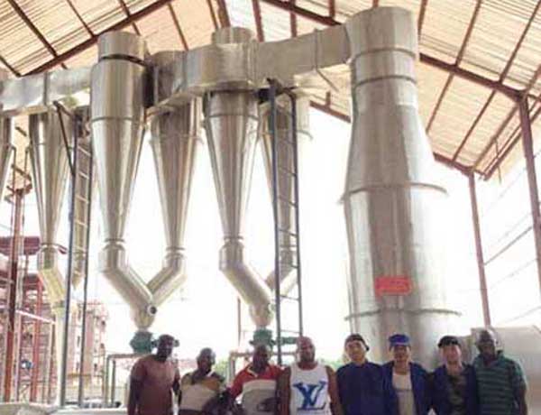 Nigeria-sedang-memasang-mesin-pemprosesan-tepung-ubi-kayu-80TPD